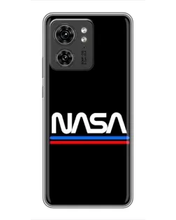 Чехол для Huawei Enjoy 90 с картинкой «NASA — классика Red Blue»