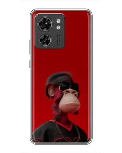 Чехол для Huawei Enjoy 90 с картинкой «Bored Ape в красном» Чехол для Huawei Enjoy 90 с картинкой «Bored Ape в красном»