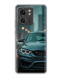Чехол для Huawei Enjoy 90 с картинкой «BMW в огнях города»