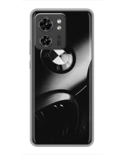 Чехол для Huawei Enjoy 90 с картинкой «Эмблема BMW — макро»