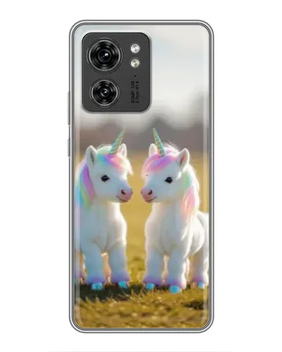 Чехол для Huawei Enjoy 90 с картинкой «Пара единорогов»