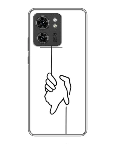 Чехол для Huawei Enjoy 90 с картинкой «Рука держит»