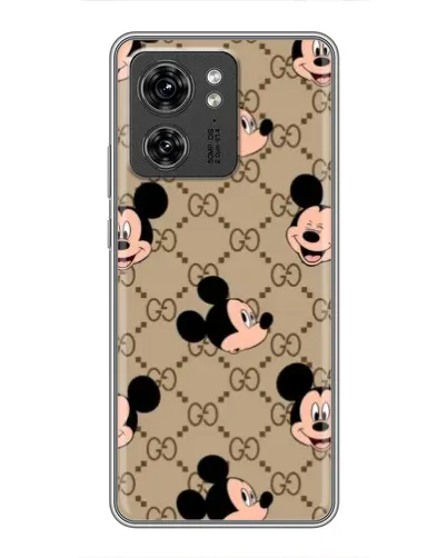 Чехол для Huawei Enjoy 90 с картинкой «Брендовый паттерн Микки»