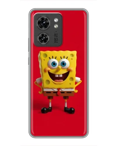 Чехол для Huawei Enjoy 90 с картинкой «Спанч Боб на красном»