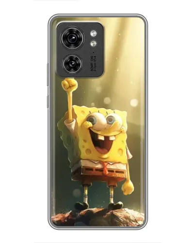 Чехол для Huawei Enjoy 90 с картинкой «Сияющий Спанч Боб»