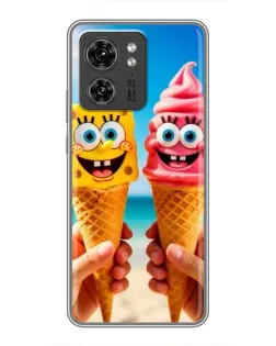 Чехол для Huawei Enjoy 90 с картинкой «Спанч Боб мороженое»