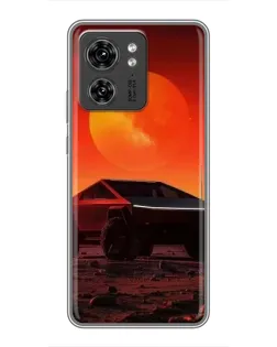 Чехол для Huawei Enjoy 90 с картинкой «Cybertruck на Марсе»