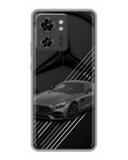 Чехол для Huawei Enjoy 90 с картинкой «Mercedes AMG — графика»