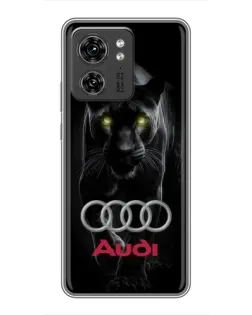 Чехол для Huawei Enjoy 90 с картинкой «Пантера и Audi»