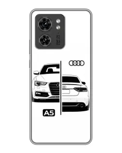 Чехол для Huawei Enjoy 90 с картинкой «Audi — контрастный дизайн»