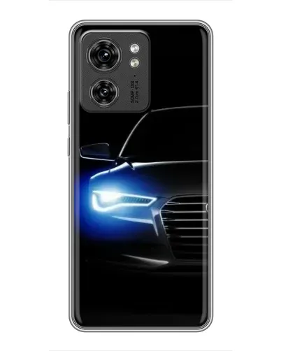 Чехол для Huawei Enjoy 90 с картинкой «Неоновый взгляд Audi»