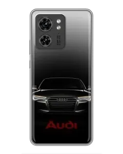 Чехол для Huawei Enjoy 90 с картинкой «Audi — градиентный контур»