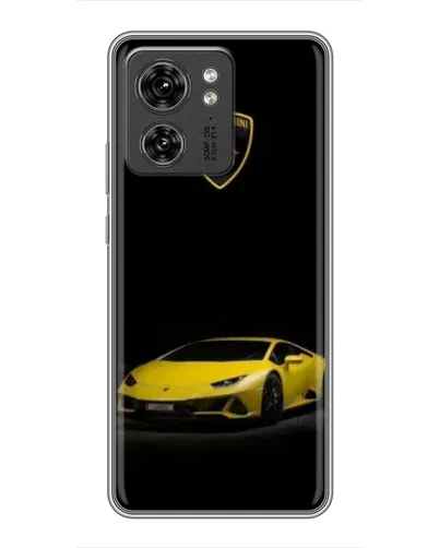 Чехол для Huawei Enjoy 90 с картинкой «Lamborghini желтый акцент»