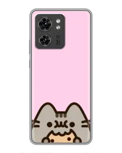 Чехол для Huawei Enjoy 90 с картинкой «Pusheen и печенье»