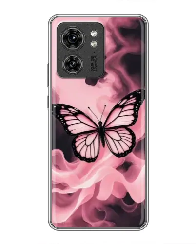 Чехол для Huawei Enjoy 90 с картинкой «Бабочка в дыму»