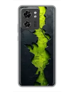 Чохол для Huawei Enjoy 90 з картинкою «Салатовий розлом скелі»