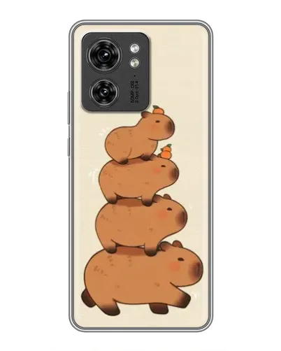 Чехол для Huawei Enjoy 90 с картинкой «Башня из капибар»