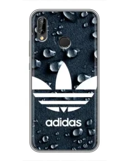 Чехол для Huawei Honor 10 Lite с картинкой «Adidas Trefoil Blue»