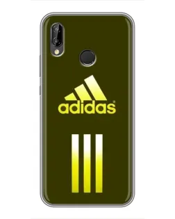 Чехол для Huawei Honor 10 Lite с картинкой «Оливковый градиент Adidas»
