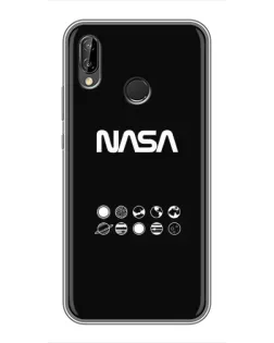 Чехол для Huawei Honor 10 Lite с картинкой «NASA — технический принт»