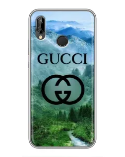 Чехол для Huawei Honor 10 Lite с картинкой «Gucci — горный пейзаж» Чехол для Huawei Honor 10 Lite с картинкой «Gucci — горный пейзаж»