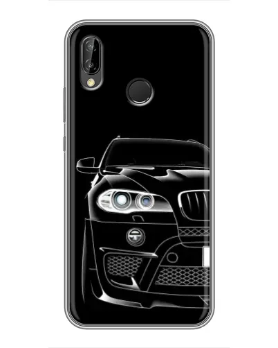 Чехол для Huawei Honor 10 Lite с картинкой «Темный силуэт BMW» Чехол для Huawei Honor 10 Lite с картинкой «Темный силуэт BMW»