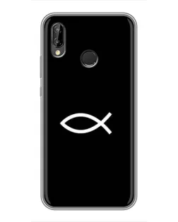 Чохол для Huawei Honor 10 Lite з картинкою «Символ риби Jesus» Чохол для Huawei Honor 10 Lite з картинкою «Символ риби Jesus»