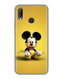 Чехол для Huawei Honor 10 Lite с картинкой «Микки на желтом»