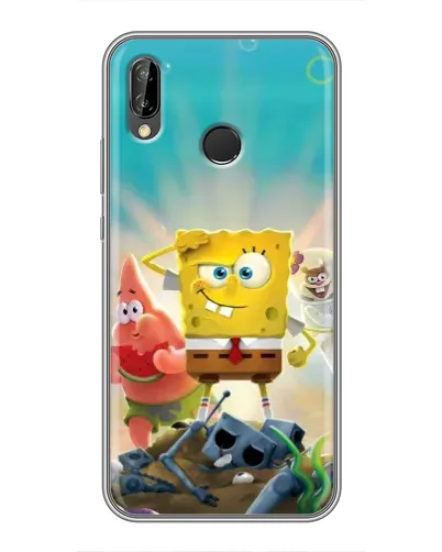Чехол для Huawei Honor 10 Lite с картинкой «Спанч Боб победитель» Чехол для Huawei Honor 10 Lite с картинкой «Спанч Боб победитель»