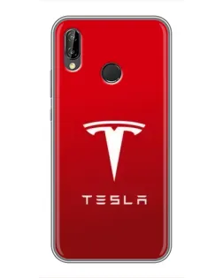 Чехол для Huawei Honor 10 Lite с картинкой «Tesla Red Classic»