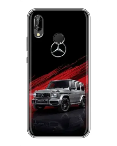 Чехол для Huawei Honor 10 Lite с картинкой «Mercedes G-Class красный»