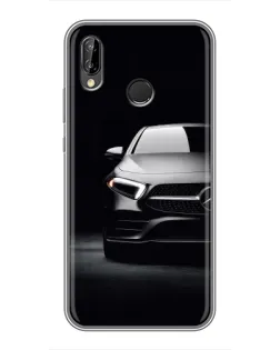 Чехол для Huawei Honor 10 Lite с картинкой «Свет фар Mercedes»