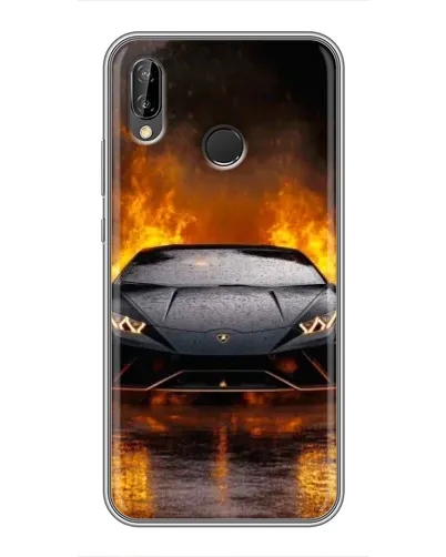 Чехол для Huawei Honor 10 Lite с картинкой «Lamborghini в огне» Чехол для Huawei Honor 10 Lite с картинкой «Lamborghini в огне»