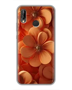 Чехол для Huawei Honor 10 Lite с картинкой «Оранжевый макро цветок» Чехол для Huawei Honor 10 Lite с картинкой «Оранжевый макро цветок»