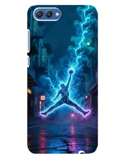 Чехол для Huawei Honor 10 (COL-AL00) с картинкой «Jordan Gold Jumpman»