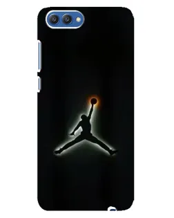 Чехол для Huawei Honor 10 (COL-AL00) с картинкой «Jordan Gradient Logo»