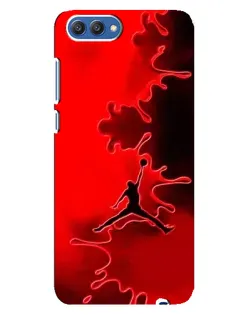 Чехол для Huawei Honor 10 (COL-AL00) с картинкой «Jordan Red Smoke»