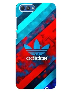 Чехол для Huawei Honor 10 (COL-AL00) с картинкой «Абстракция Adidas»