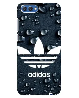 Чехол для Huawei Honor 10 (COL-AL00) с картинкой «Adidas Trefoil Blue»