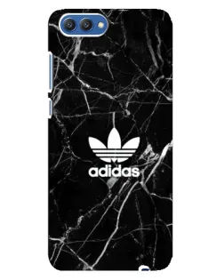 Чехол для Huawei Honor 10 (COL-AL00) с картинкой «Белый мрамор Adidas»