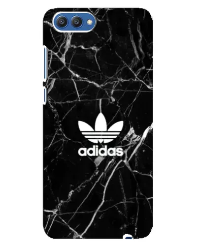 Чехол для Huawei Honor 10 (COL-AL00) с картинкой «Белый мрамор Adidas»