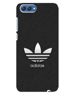 Чехол для Huawei Honor 10 (COL-AL00) с картинкой «Adidas Карбоновая текстура»