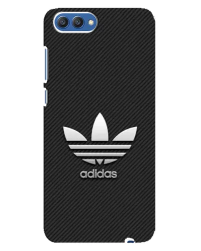 Чехол для Huawei Honor 10 (COL-AL00) с картинкой «Adidas Карбоновая текстура»