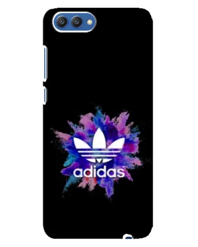 Чехол для Huawei Honor 10 (COL-AL00) с картинкой «Взрыв красок Adidas»