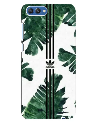 Чехол для Huawei Honor 10 (COL-AL00) с картинкой «Пальмовые листья адидас»