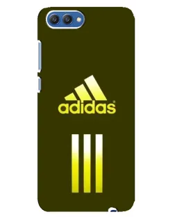 Чехол для Huawei Honor 10 (COL-AL00) с картинкой «Оливковый градиент Adidas»