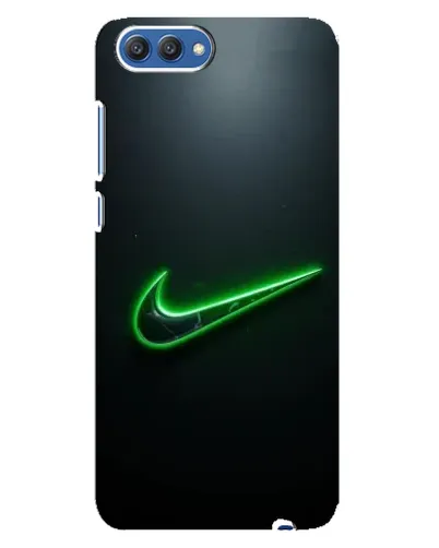 Чехол для Huawei Honor 10 (COL-AL00) с картинкой «Неоновый контур Nike»