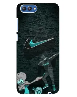 Чехол для Huawei Honor 10 (COL-AL00) с картинкой «Спортивный арт Nike»