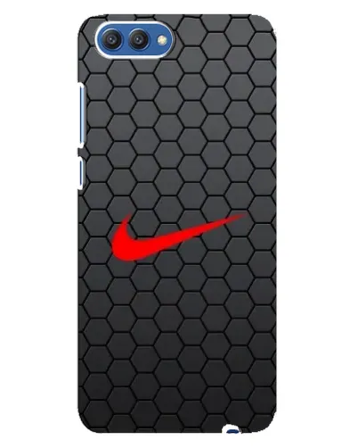 Чехол для Huawei Honor 10 (COL-AL00) с картинкой «Nike — карбоновая сетка»