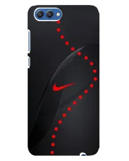 Чехол для Huawei Honor 10 (COL-AL00) с картинкой «Абстрактный дизайн Nike»